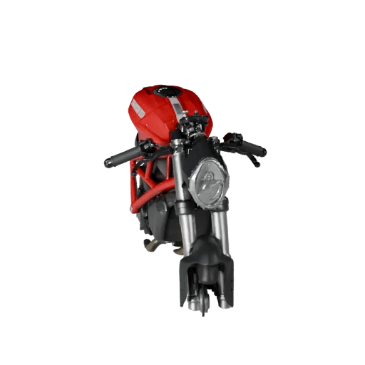 Спортбайк в стиле Ducati 3D Модель - Высокополигональный PBR