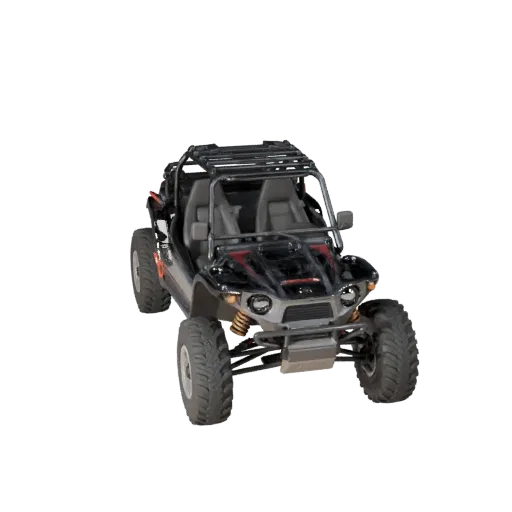 3D модель багги для Blender и игр - реалистичный PBR