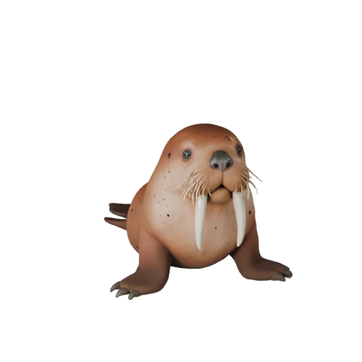 3D модель моржа для Unity - Готовый игровой ассет, FBX | Без роялти
