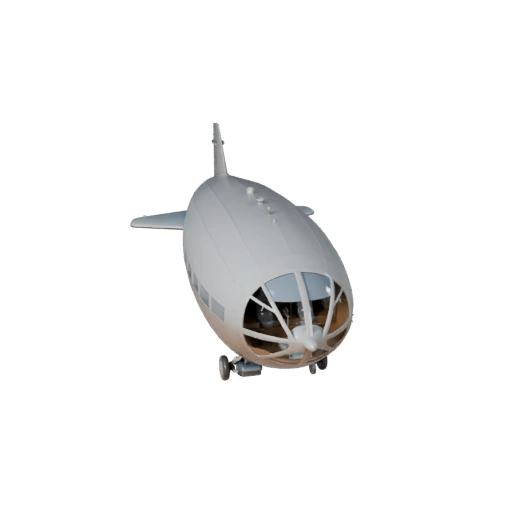 3D модель дирижабля для Unreal Engine - Готовый игровой ассет