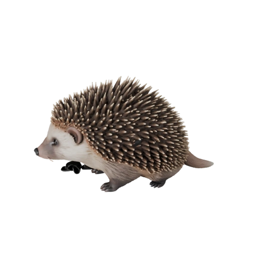 3D модель ёж для Unity - Готовый игровой ассет, FBX | Бесплатно