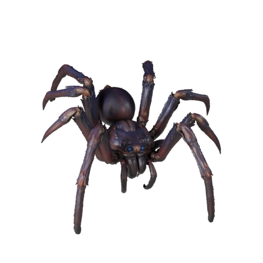 Aranha Gigante Modelo 3D para Unity - Asset Pronto para Jogo, FBX | PBR