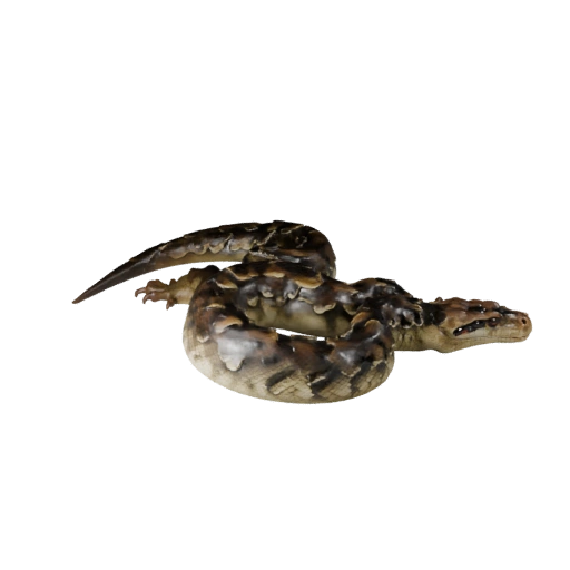 Реалистичный удав 3D модель - rigged PBR ассет для игр