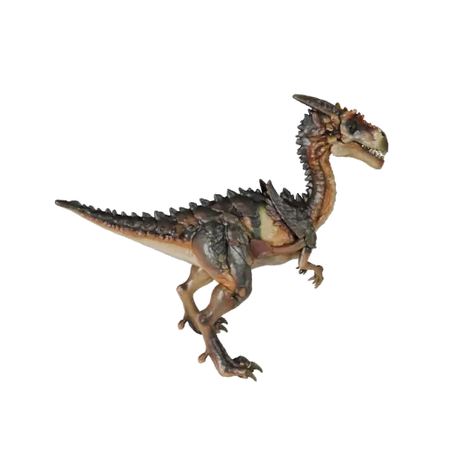 3D модель Птеродактиля, рендер дикой природы сбоку, готовый для Blender ассет животного с профилем челюсти, массой тела, стру
