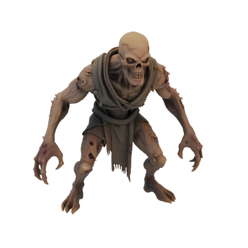 Темное фэнтези зомби воин миниатюра STL - Рой