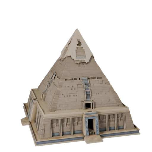 Pirámide de Giza de Alto Poligonaje 3D para Arquitectura