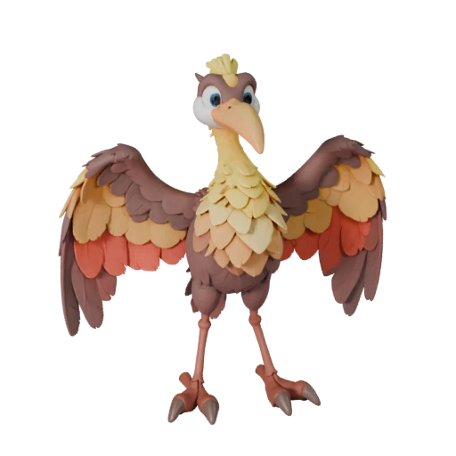 Мультяшный кран 3D модель - Стилизованный ассет для анимации | Бесплатно