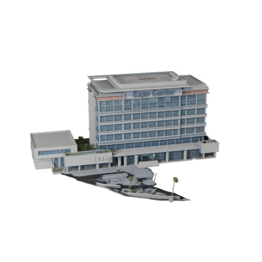 Высокополигональный 3D-модель Экспоцентра для Архитектурной Визуализации