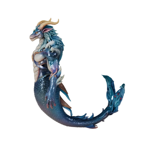 Реалистичная модель русалки 3D - rigged PBR ассет для игр | PBR