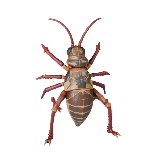 3D модель кузнечика для Blender - PBR ассет с текстурами