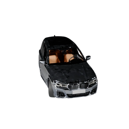 Роскошный седан в стиле BMW 3D модель для Blender и игр -