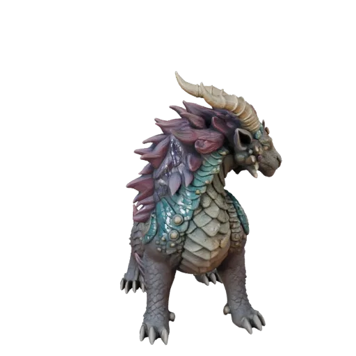 3D-модель Гидры STL High Poly, изометрический вид, готовая к печати фигурка животного с магическими переходами поверхности, б