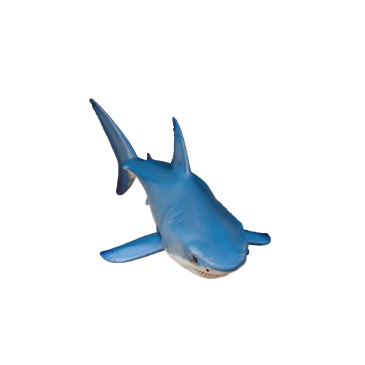 Реалистичная 3D модель тигровой акулы - rigged PBR ассет для игр