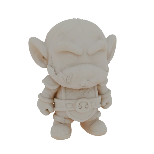 Фэнтези гном воин миниатюра STL - Стелс