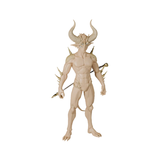 Modelo de Personagem Chefe Demônio Anime Assault BOSS - Rigado