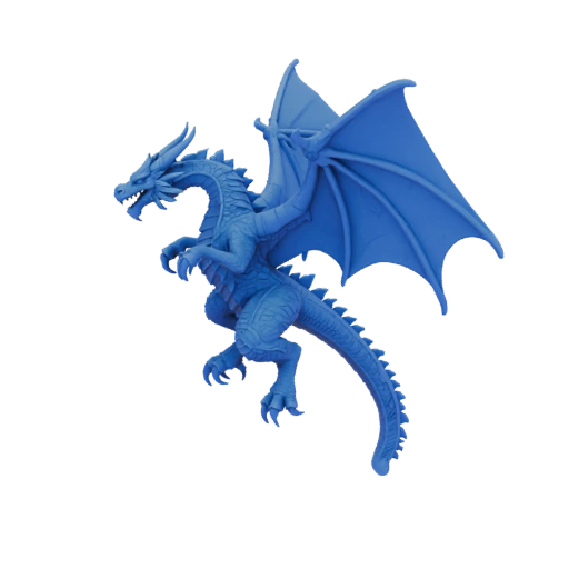 Фэнтези Древний Дракон Босс Миниатюра STL - Дыхание