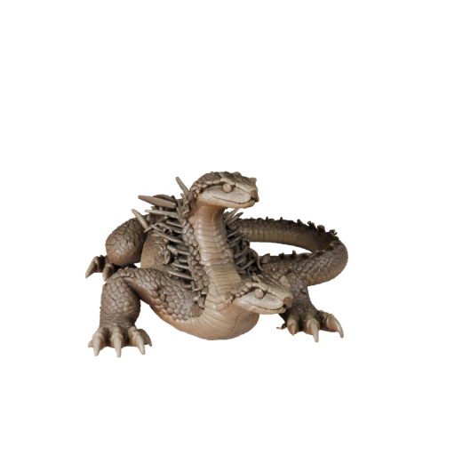 Высокополигональная 3D модель гремучей змеи - Детальный STL ресурс для печати