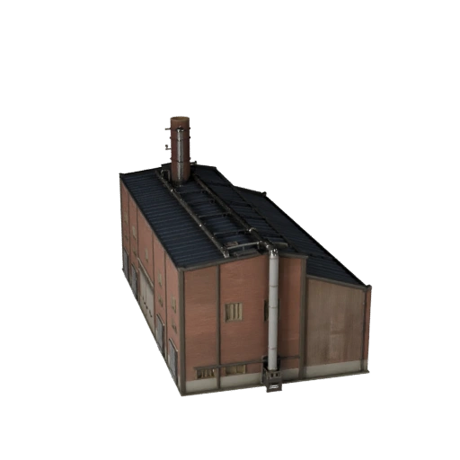 Modello 3D Centrale Elettrica - Asset Archviz Realistico per Architettura