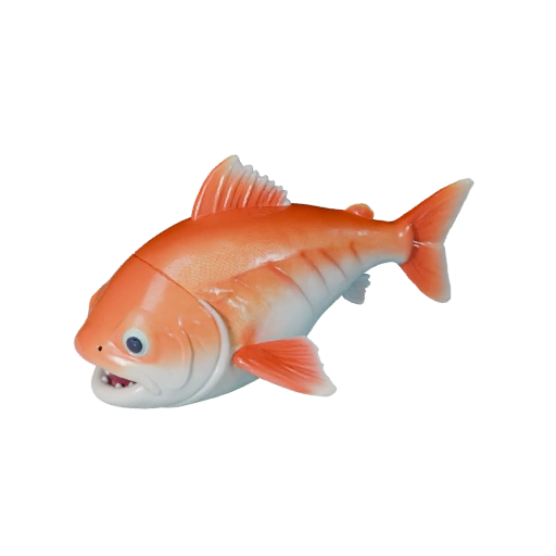 Мультяшный лосось 3D модель - Стилизованный ассет для анимации | PBR