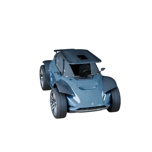 3D модель концепт-кара для Blender - готовый к рендерингу ассет
