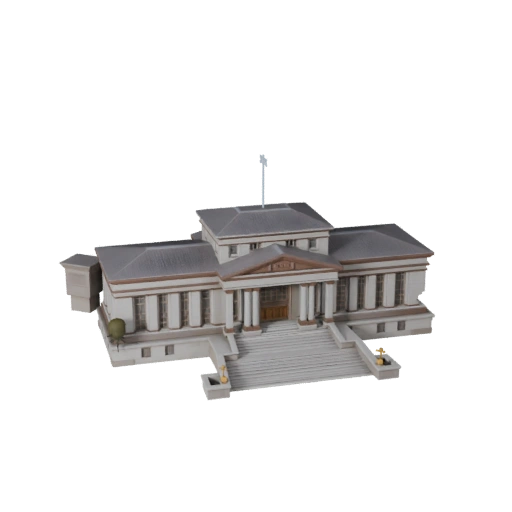 Town Hall 3D Model - Realistic Archviz Asset for Architecture