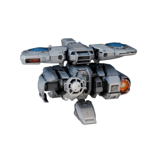 Механический транспортный шагоход 3D Модель для Unity - Низкополигональная игра