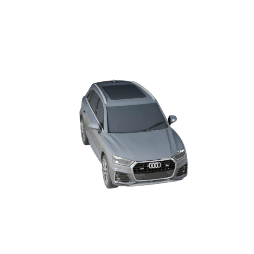 SUV в стиле Audi 3D модель для Blender и игр - PBR