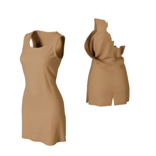 Product Mini Dress 3D Asset for Online Store Pages