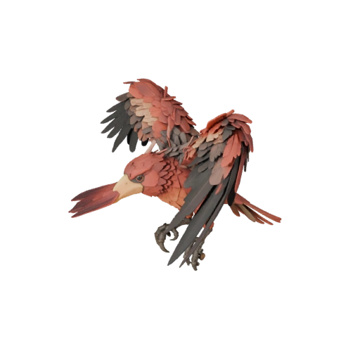 3D модель кардинала для Unity - Готовый игровой ассет, FBX | Без роялти