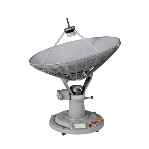 3D модель радиоантенны для класса, вид спереди в три четверти, окно Unity, показывающее металлические трубки, оптическое выра