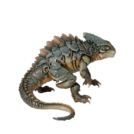 3D модель хамелеона для Blender - PBR ресурс с текстурами | PBR