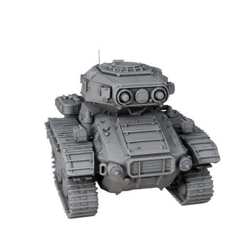 Печатная 3D-модель военного корабля STL, изометрический вид, готовый к печати актив транспортного средства с массивной броней