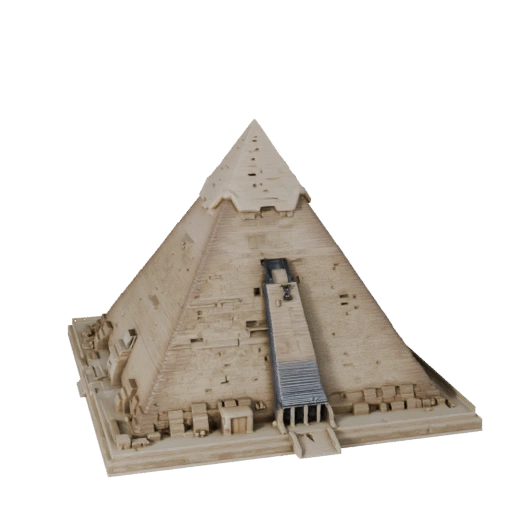Modelo 3D Pirámide de Giza para Blender - Activo de Render