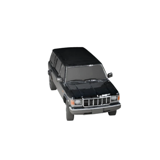 3D Модель лимузина для Blender и игр - Реалистичный PBR ассет