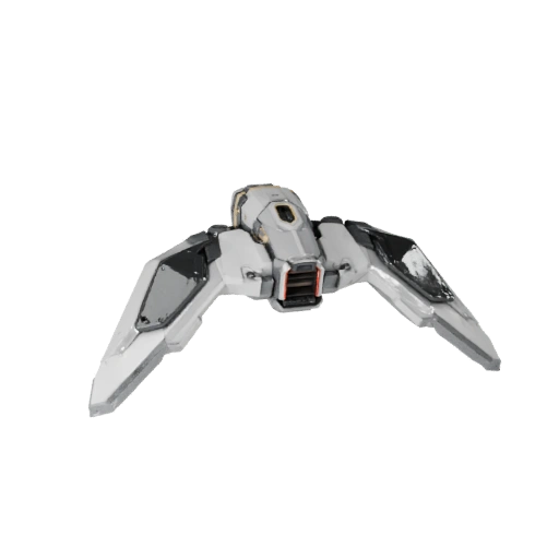 Спойлер крыла 3D модель для Unity - Низкополигональный игровой ассет