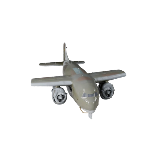 Avião de Carga da Segunda Guerra Mundial 3D para Blender - PBR Realista