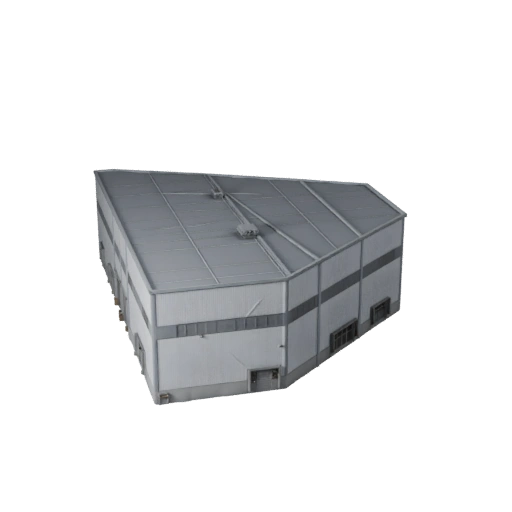 Schiffswerft Lagerhaus 3D Modell für Unity - Spiel Asset