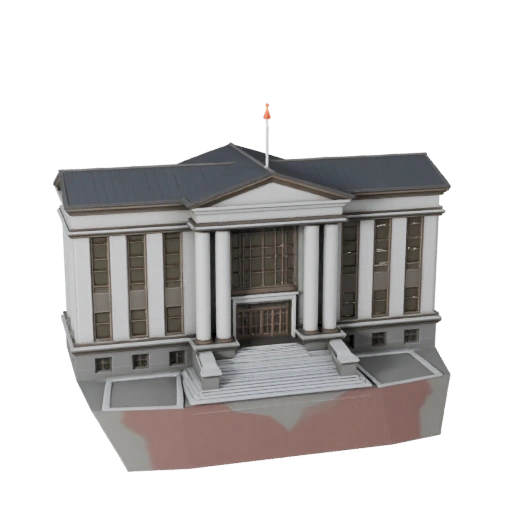 Courthouse 3D Model for Unreal - Realtime UE Asset