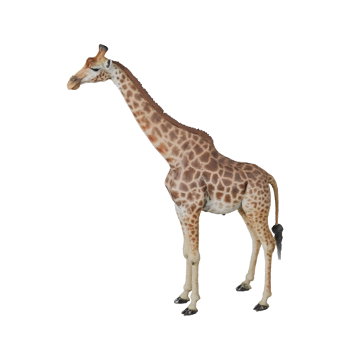 Реалистичный 3D модель жирафа - rigged PBR ассет для игр | PBR