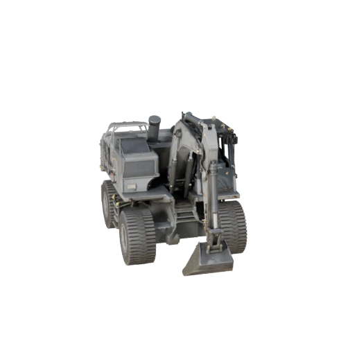 3D модель самосвала для Unity - Низкополигональный игровой ассет