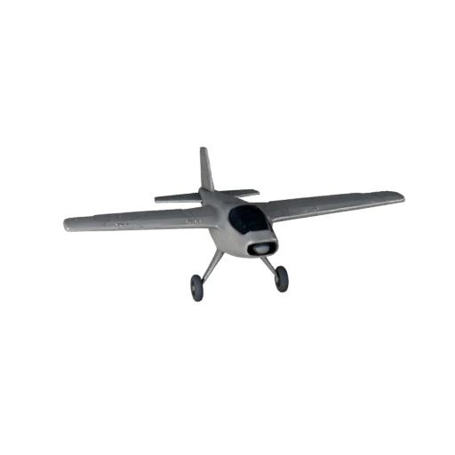 Беспилотный летательный аппарат самолетного типа, готовый к игре, 3D-модель для использования в реальном времени