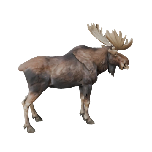 Высокополигональная 3D модель лося - Детальный STL ресурс для печати