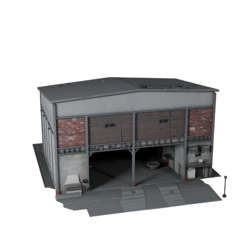 Brewery Building 3D Model for Unreal - Realtime Asset