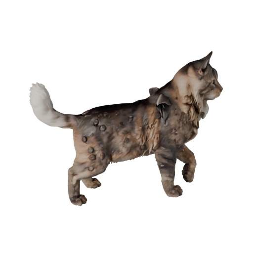 Реалистичная 3D модель норвежской лесной кошки - rigged PBR ассет для игр