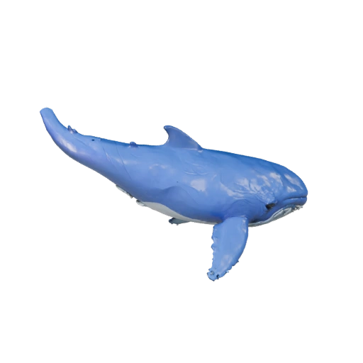 3D модель синего кита для Unity - Готовый игровой ресурс, FBX | Без роялти
