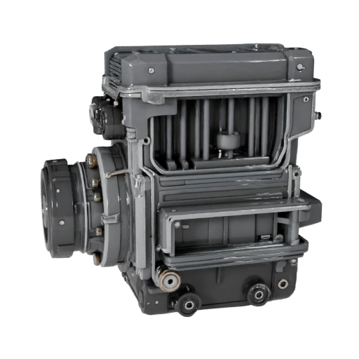 3D модель блока двигателя для Blender и игр - Реалистичный PBR