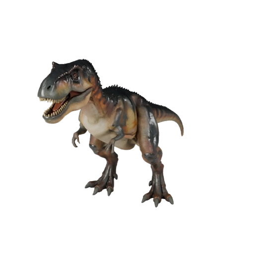 3D модель велоцираптора для Blender - PBR ресурс с текстурами