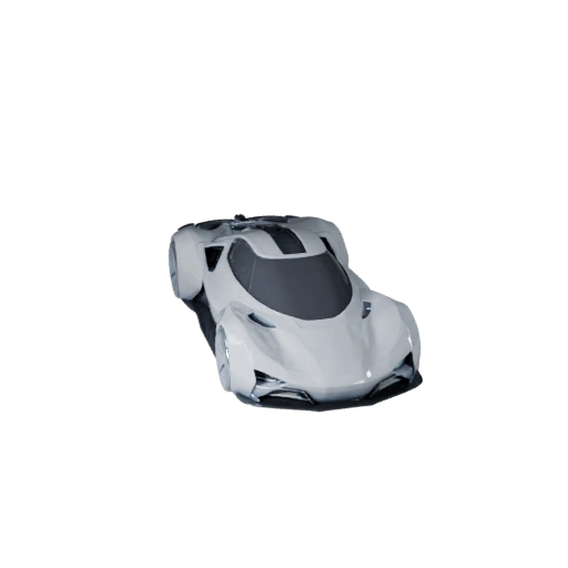 Печатный футуристичный автомобиль STL 3D модель для коллекционных предметов и