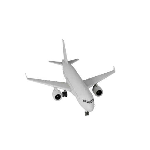 Печатный пассажирский самолет STL 3D модель - Дисплей