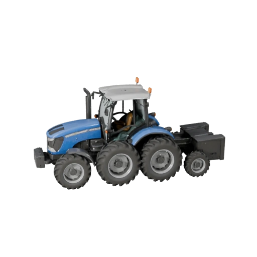 جرار زراعي جاهز للعبة ثلاثي الأبعاد للألعاب في الوقت الفعلي - PBR